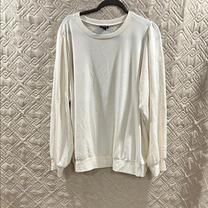 Torrid Cream Crewneck Sweater